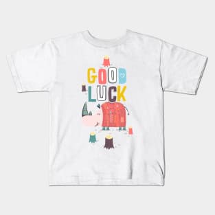 Good Luck Rhino Kids T-Shirt